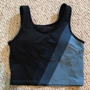 Zyia Shades of blue 2-n-1 tank